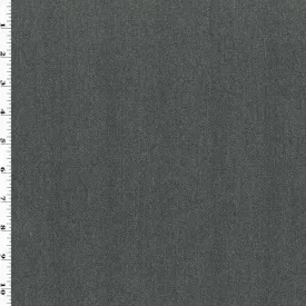 1 1/2 YD PC-Black/Gray Wool Blend Texture Stretch Jacketing Fabric