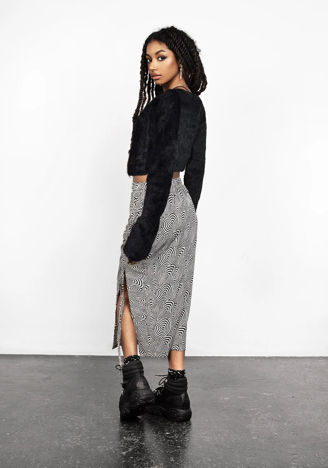 Binx Fluffy Relaxed V-Neck Cardi