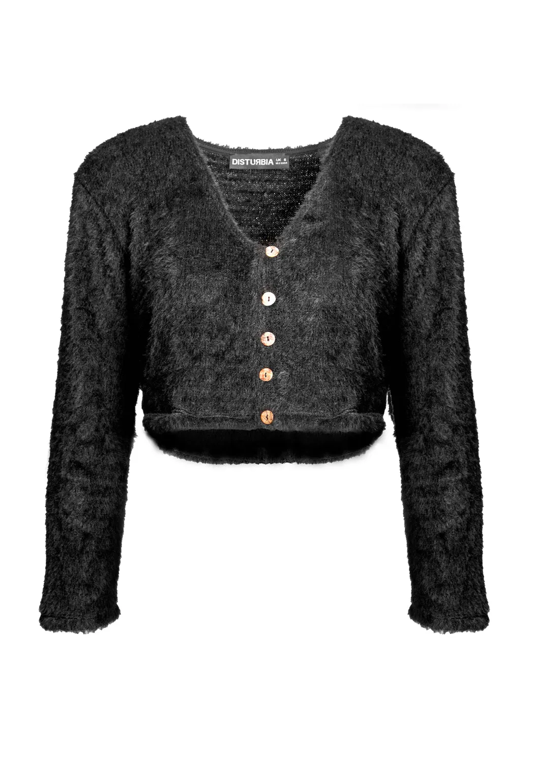 Binx Fluffy Relaxed V-Neck Cardi