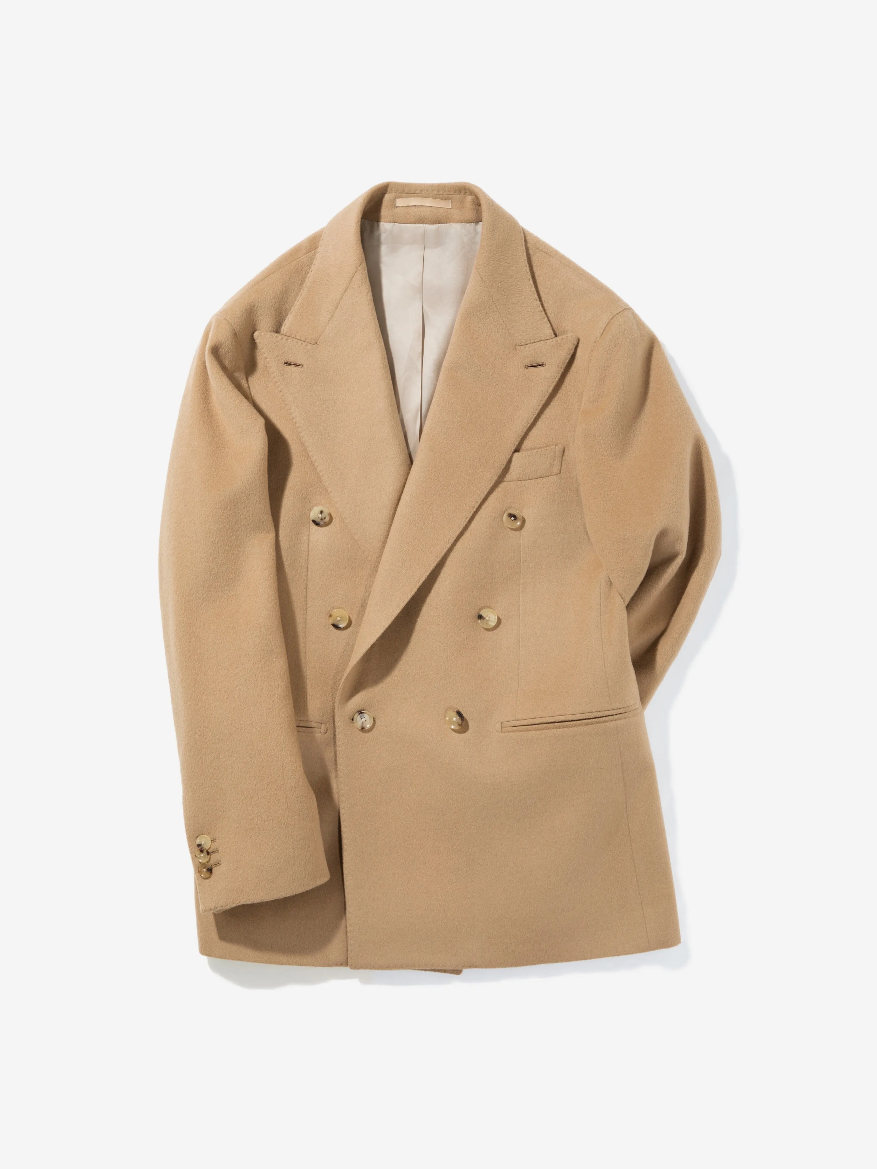 Camel Wool Cashmere Jacket