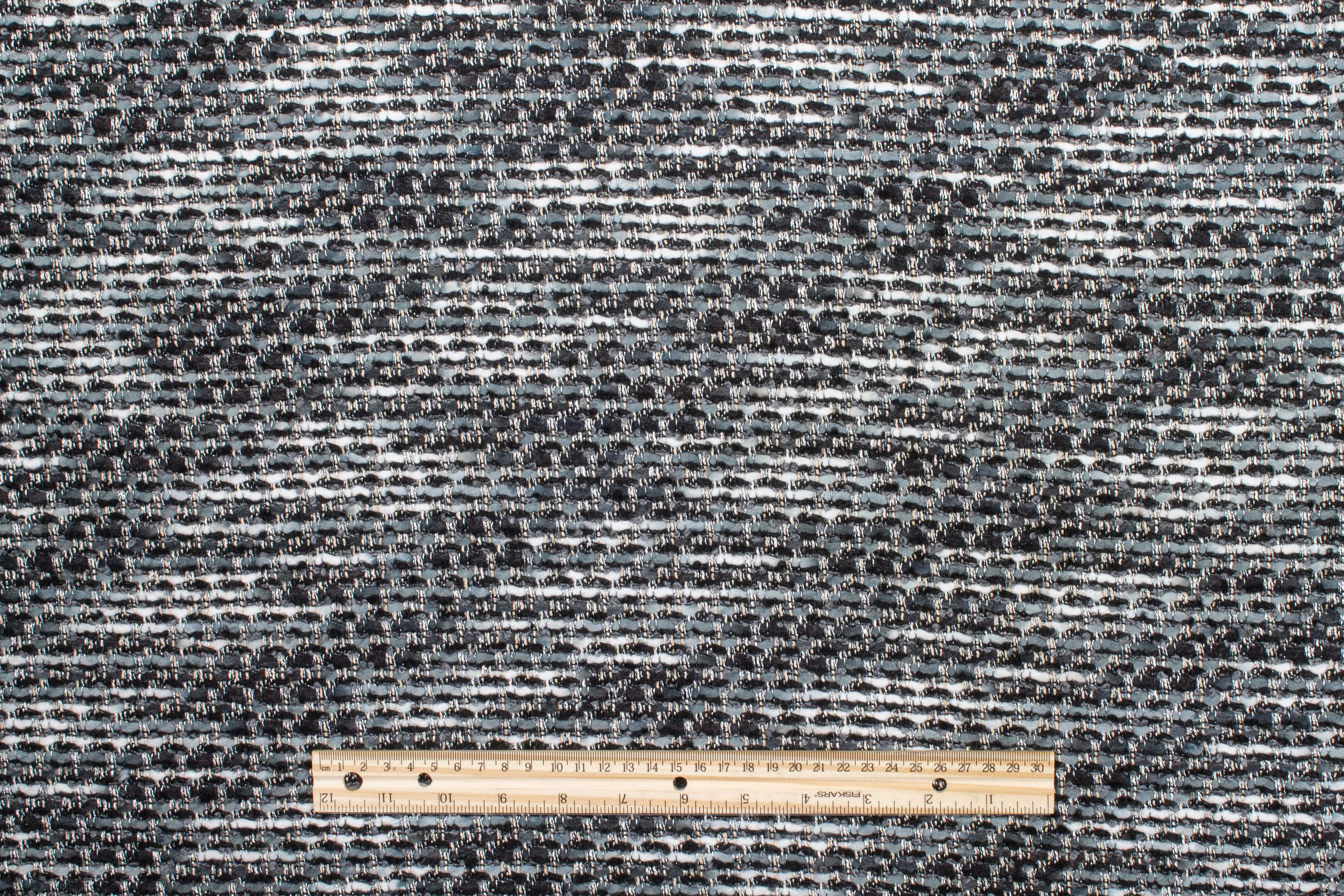 Cool Gray Italian Wool Tweed