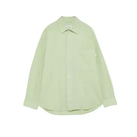 Dropped Shirt Amish Organic Waffle Dyed - Pale Green