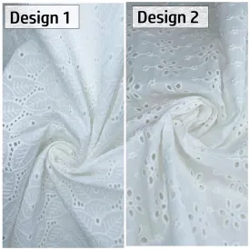 Eyelet Embroidery Flower Fabric