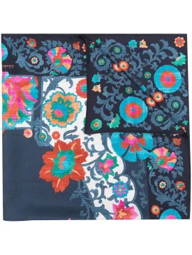 Ferragamo Flower Silk Scarf