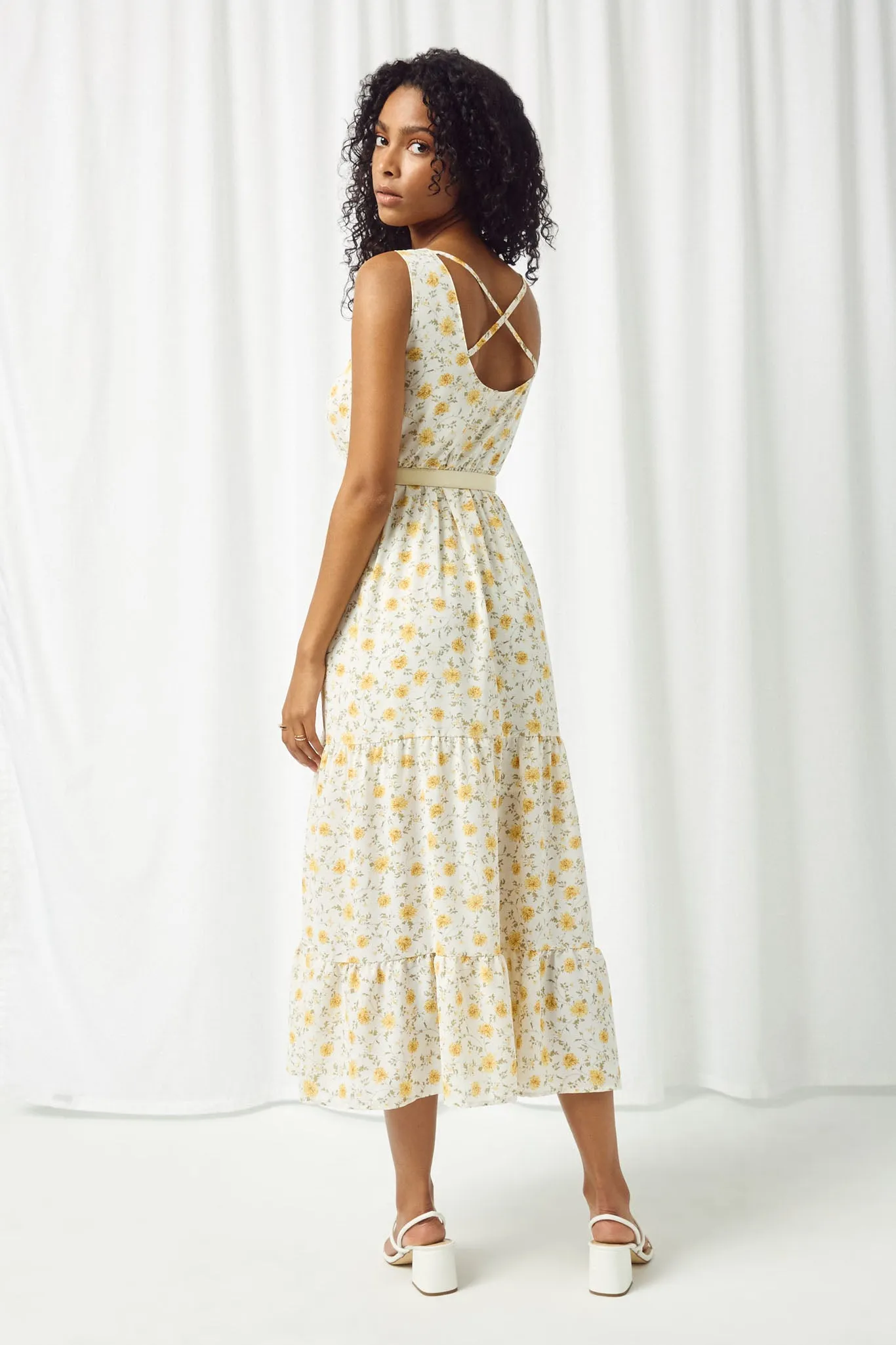 Floral Printed Maxi Dress