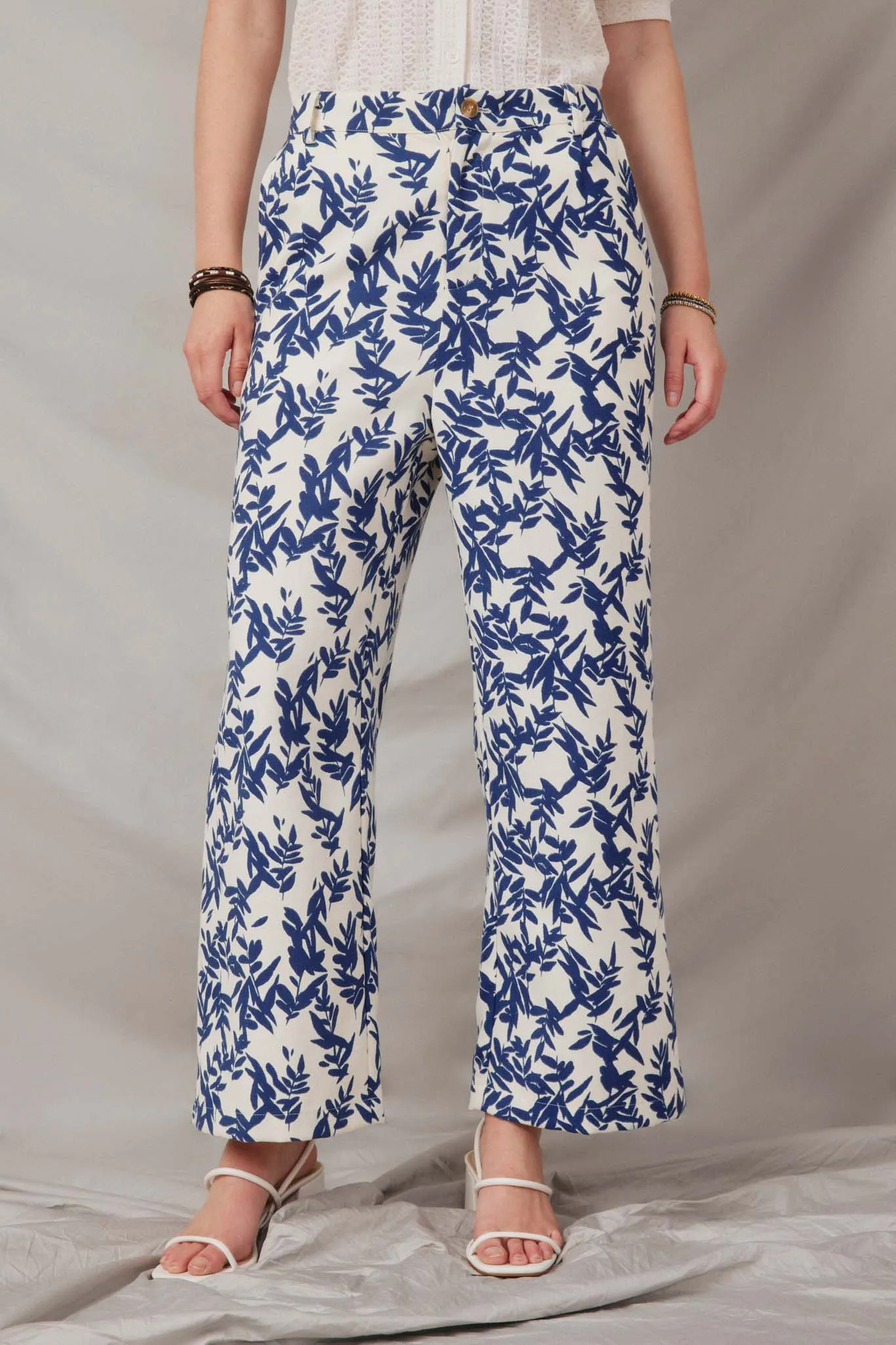 Floral Printed Wideleg Pants