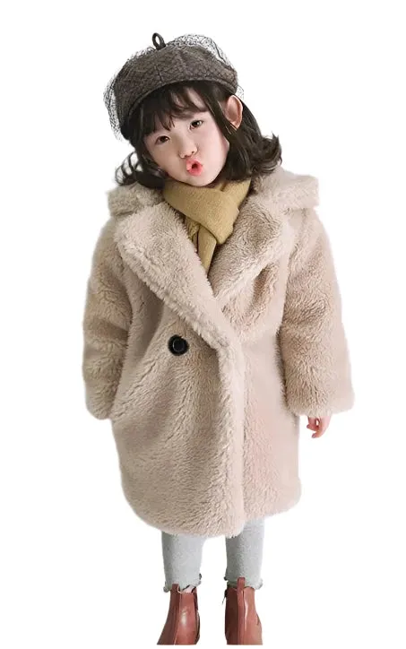 Fur Button Coat