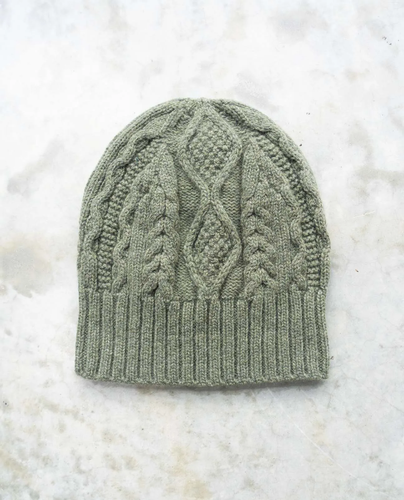 Glenda Lambswool Hat In Moss