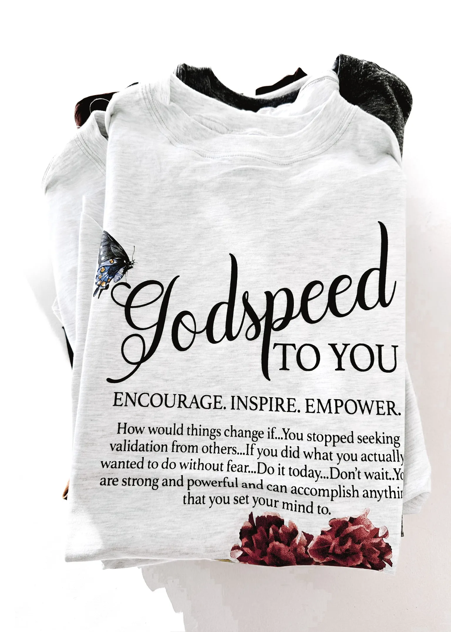 GODSPEED TO YOU SIDE SLIT TEE