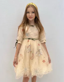 Golden Star Party Dress