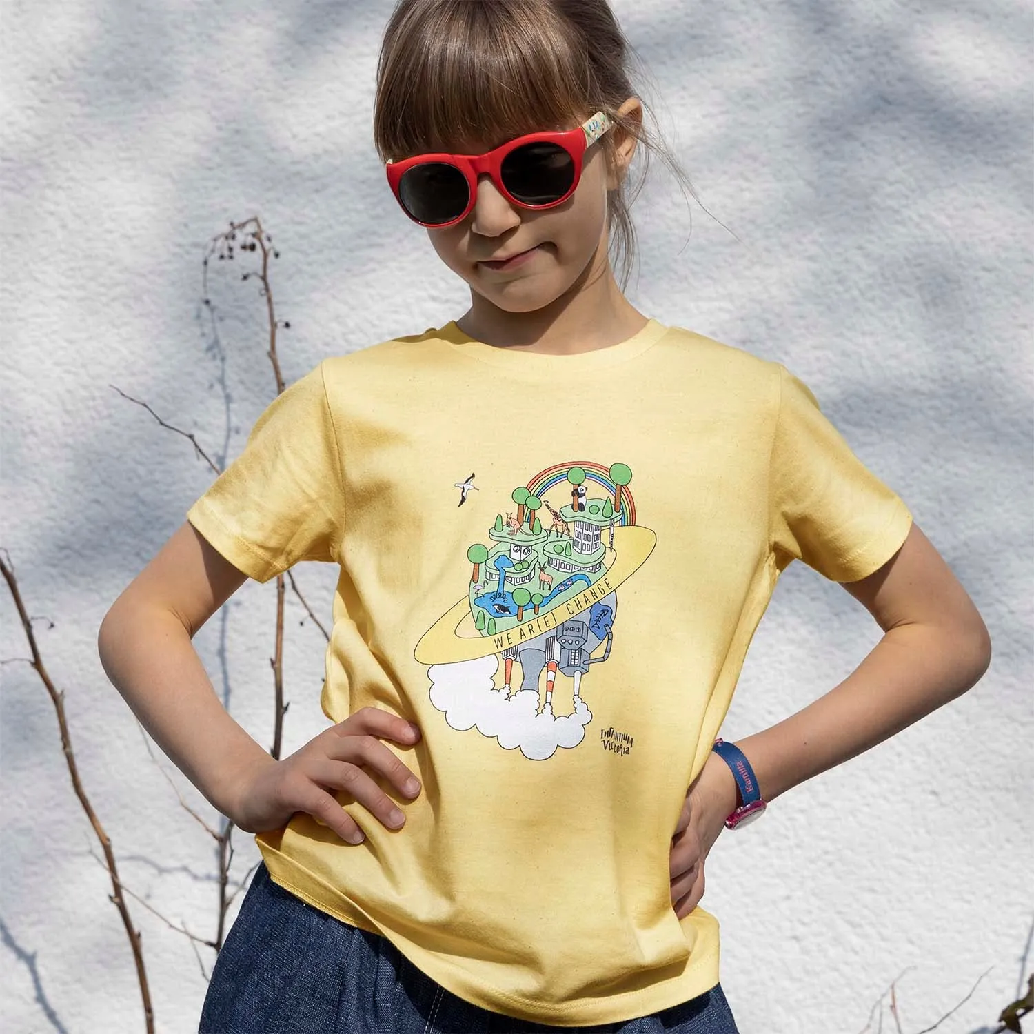 Grafische T-shirts voor jongens en meisjes - Earth Day Print