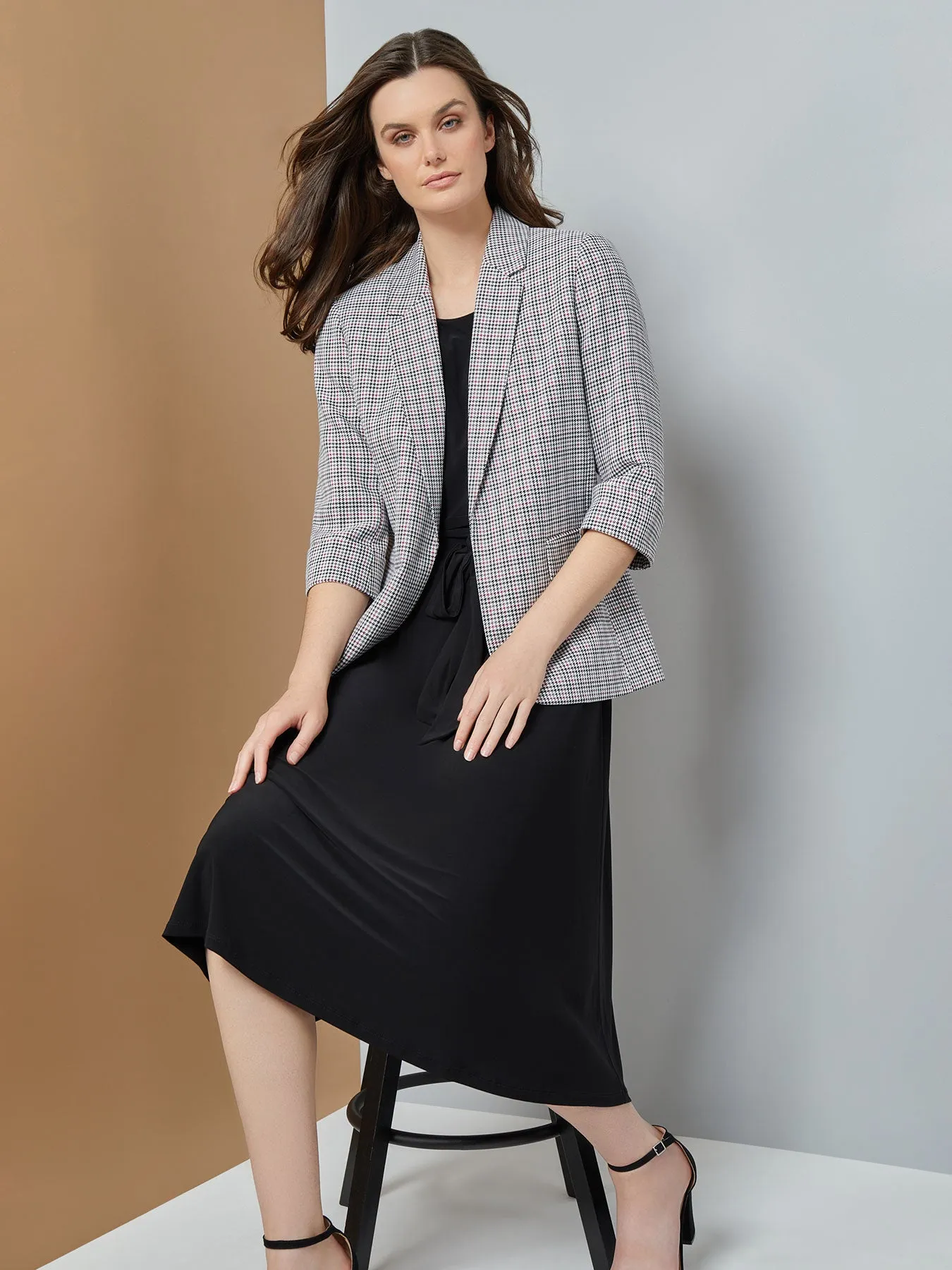 Hattie Jacket, Houndstooth