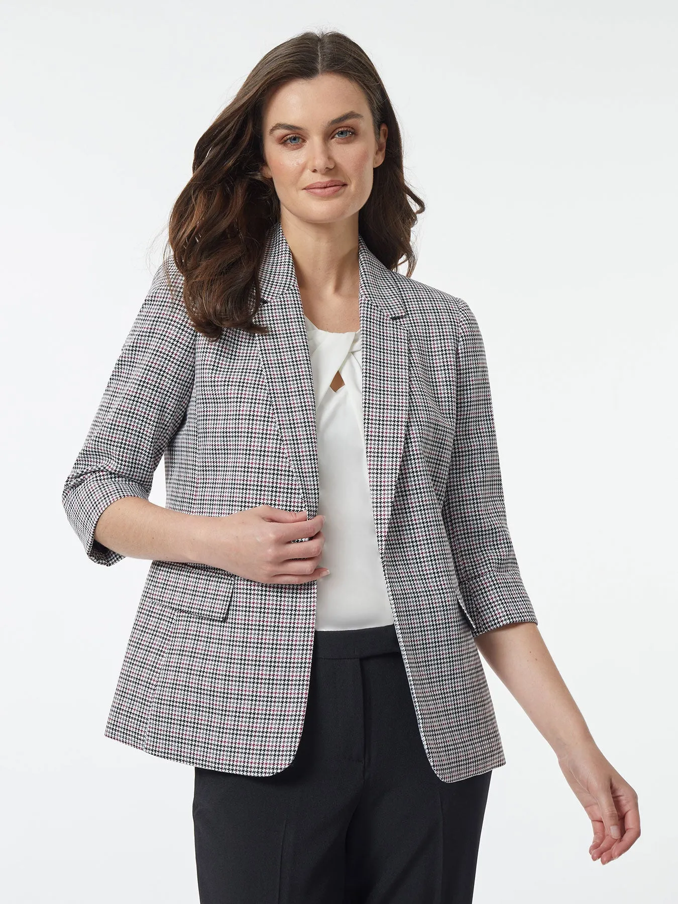 Hattie Jacket, Houndstooth