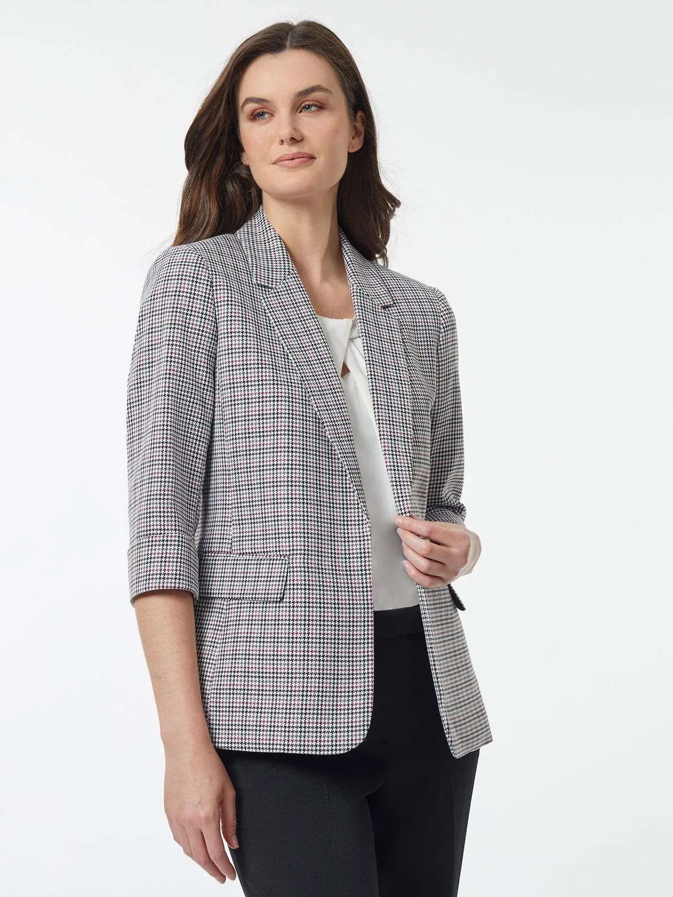 Hattie Jacket, Houndstooth