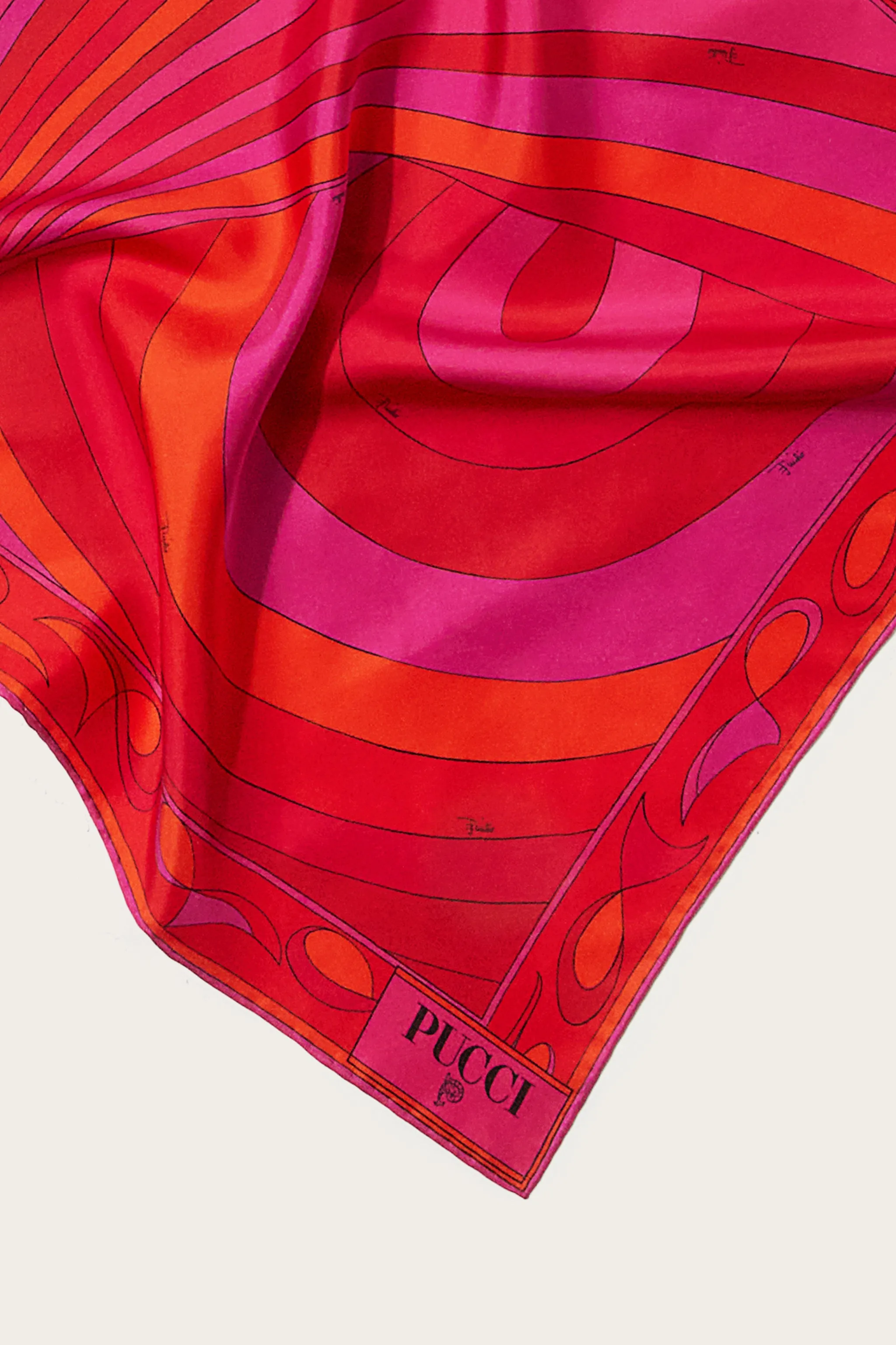 Iride-Print Small Silk-Twill Carré