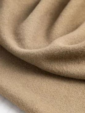 Italian Wool Cashmere Blend Coating Deadstock - Camel