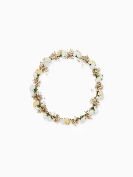 Ivory Full Floral Girl Hair Garland