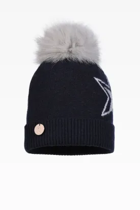 Lola Star Pom Pom Hat - Real Fur