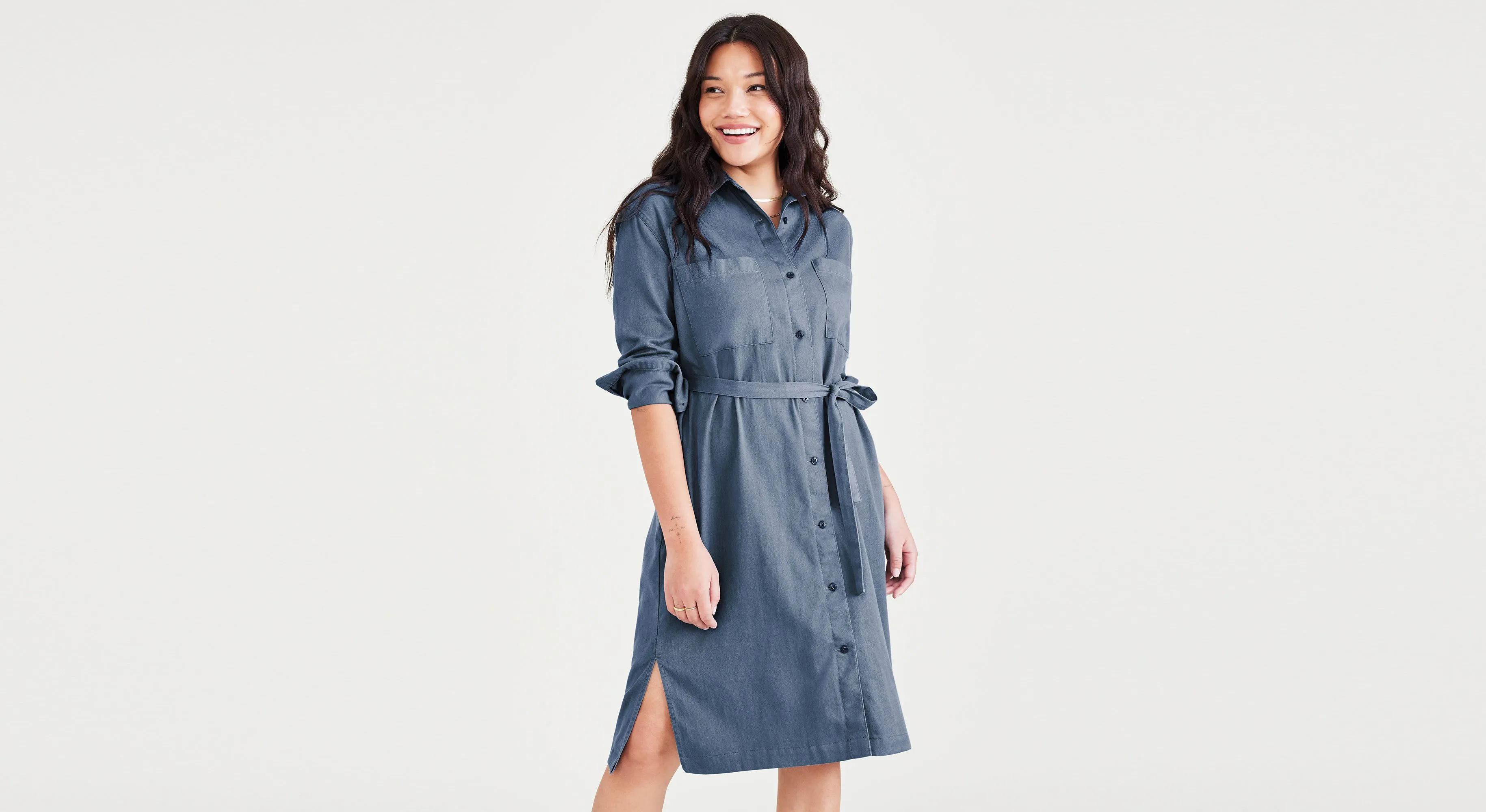 Midi Dress, Relaxed Fit