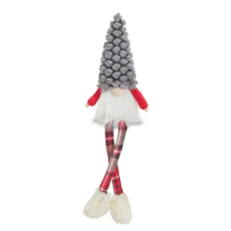 Mudpie Grey & Red Christmas Gnome Collection