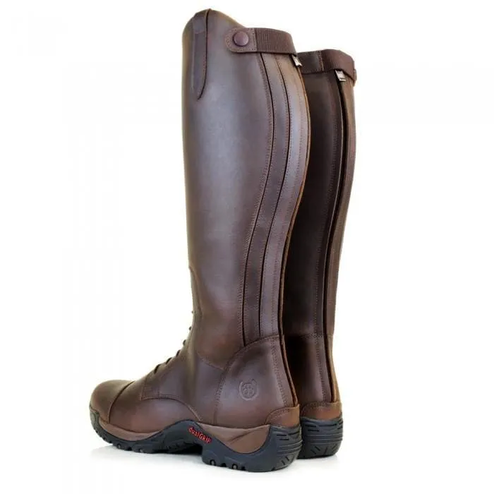 Premium Brown Wool-Lined Long Riding Field Boots for Ultimate Comfort and Performance