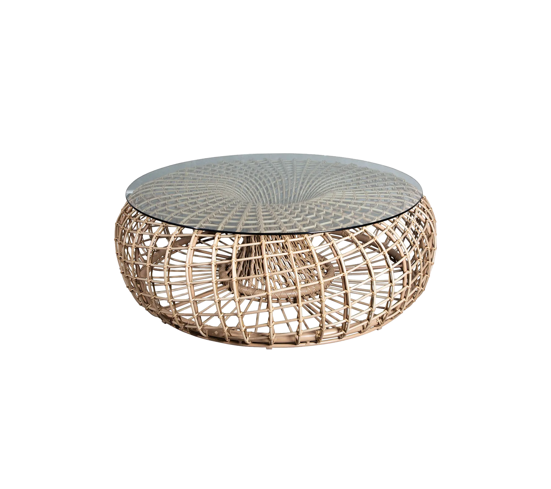 Nest coffee table/footstool, large, dia. 130 cm