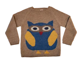 NW602 INDIGO OWL SWEATER