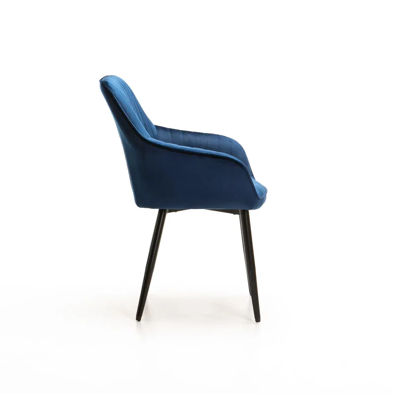 ROCCO VELVET DINING CHAIR