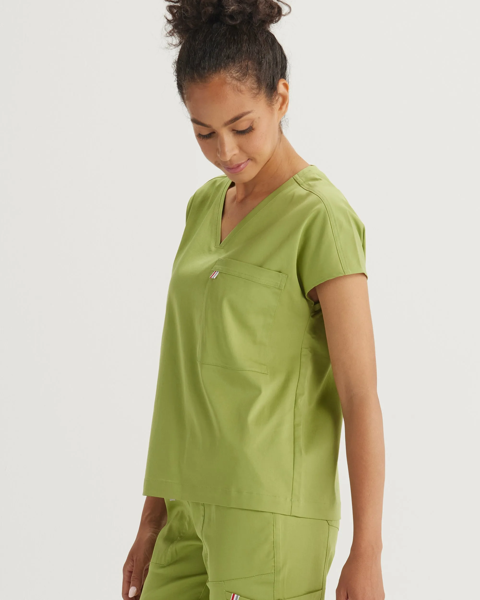 TENCEL™ Bell ‎ Relaxed Scrub Top