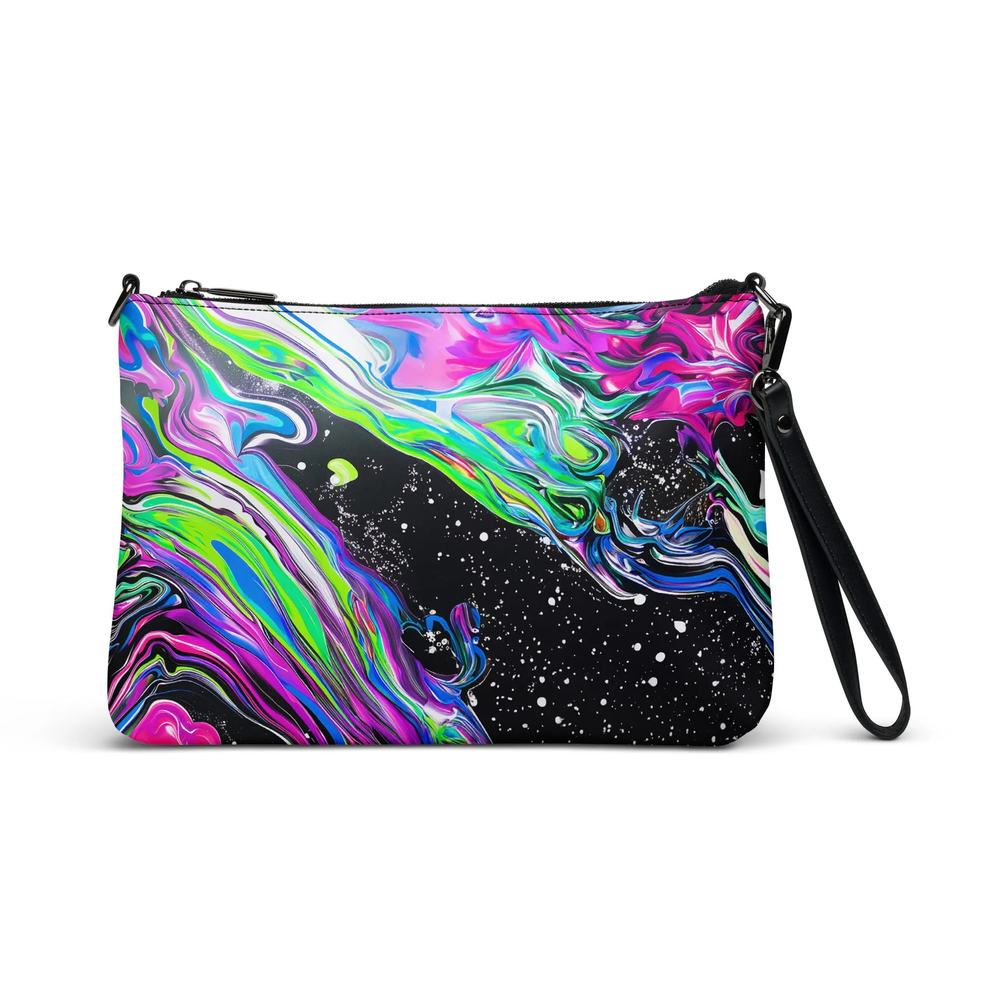 Trippy Color Swirls Crossbody bag