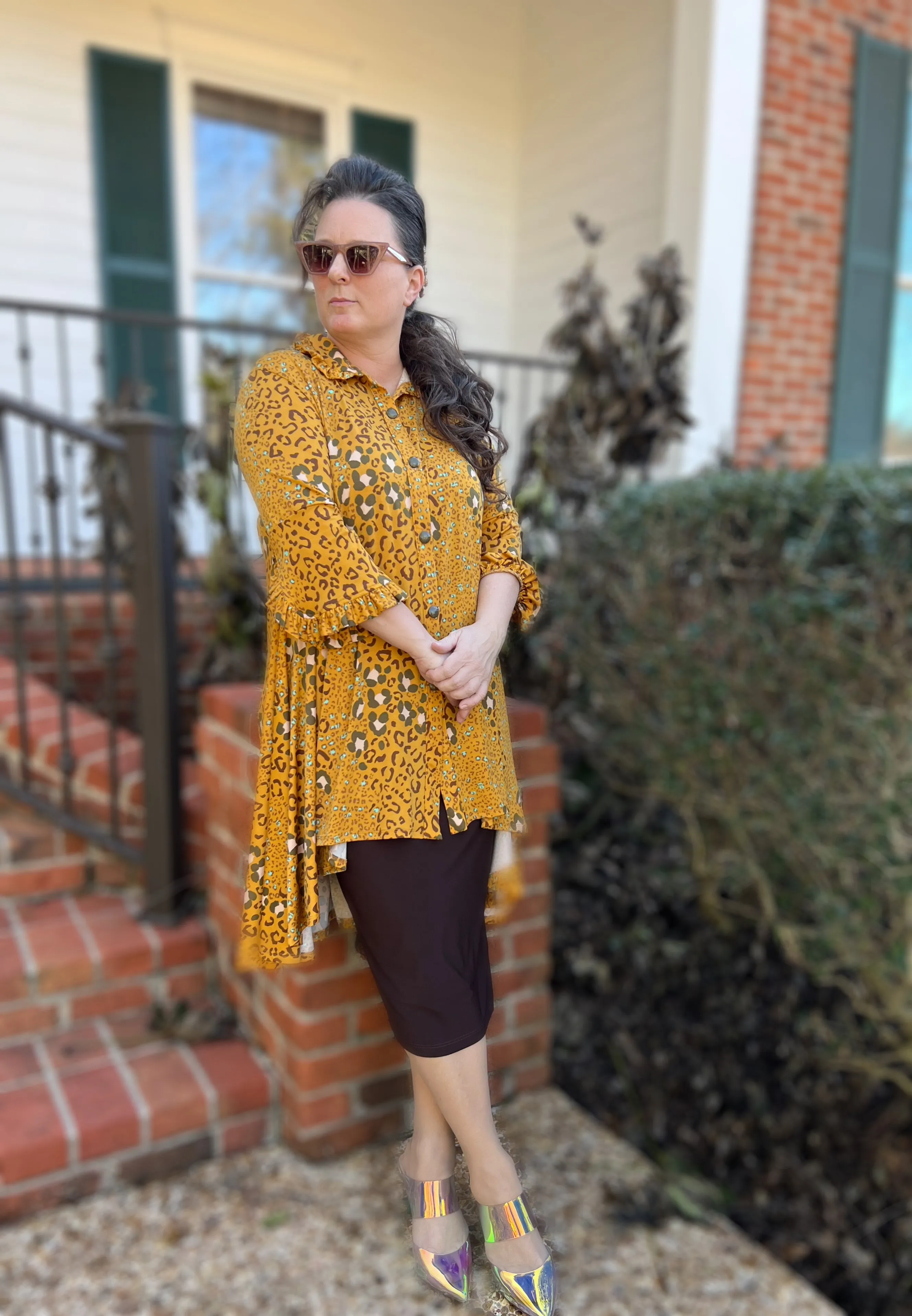 Zena Button Down Tunic