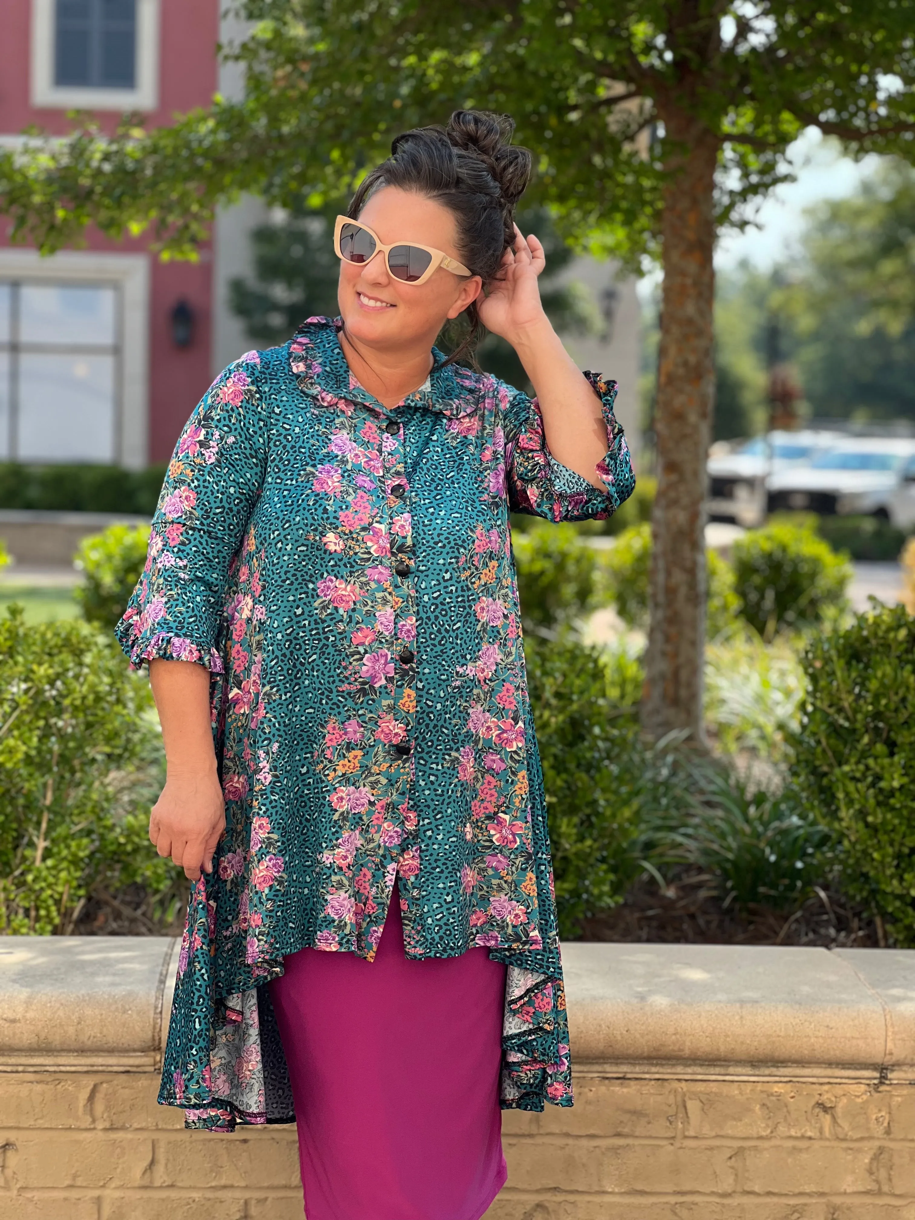 Zena Button Down Tunic