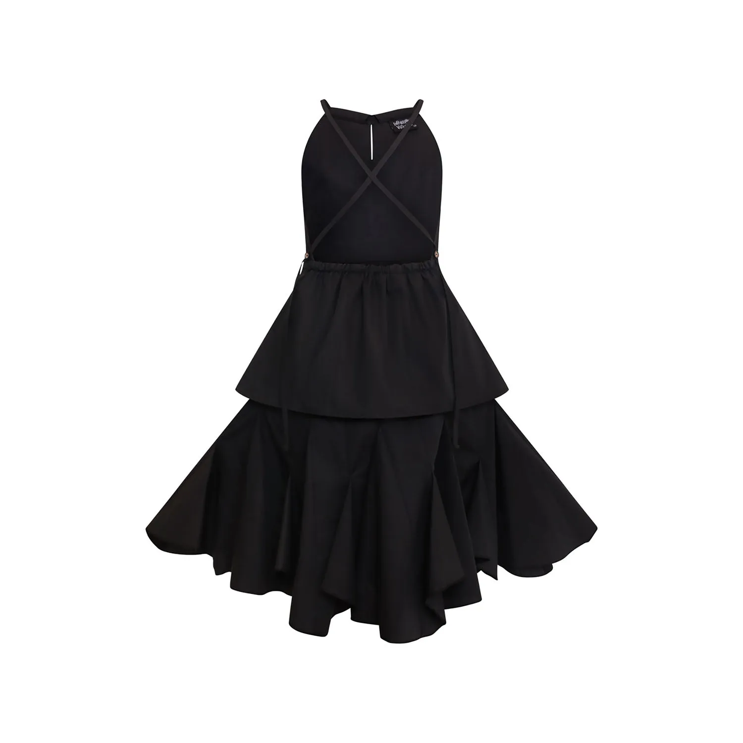 Zero Waste Girls Black Dress