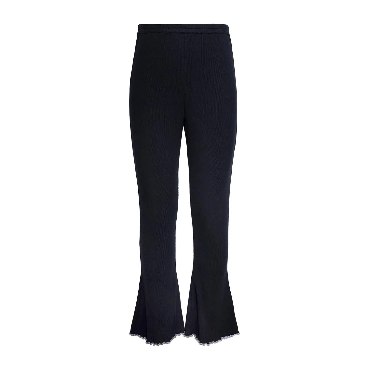 Zwarte Flare-Legging